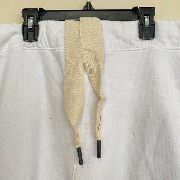 Free People Sandrine Rose Crouch White Sweatpants Cropped Medium NWT - Picture 3 of 5